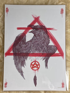 PRINT 5.5x7in “Air | Crow”