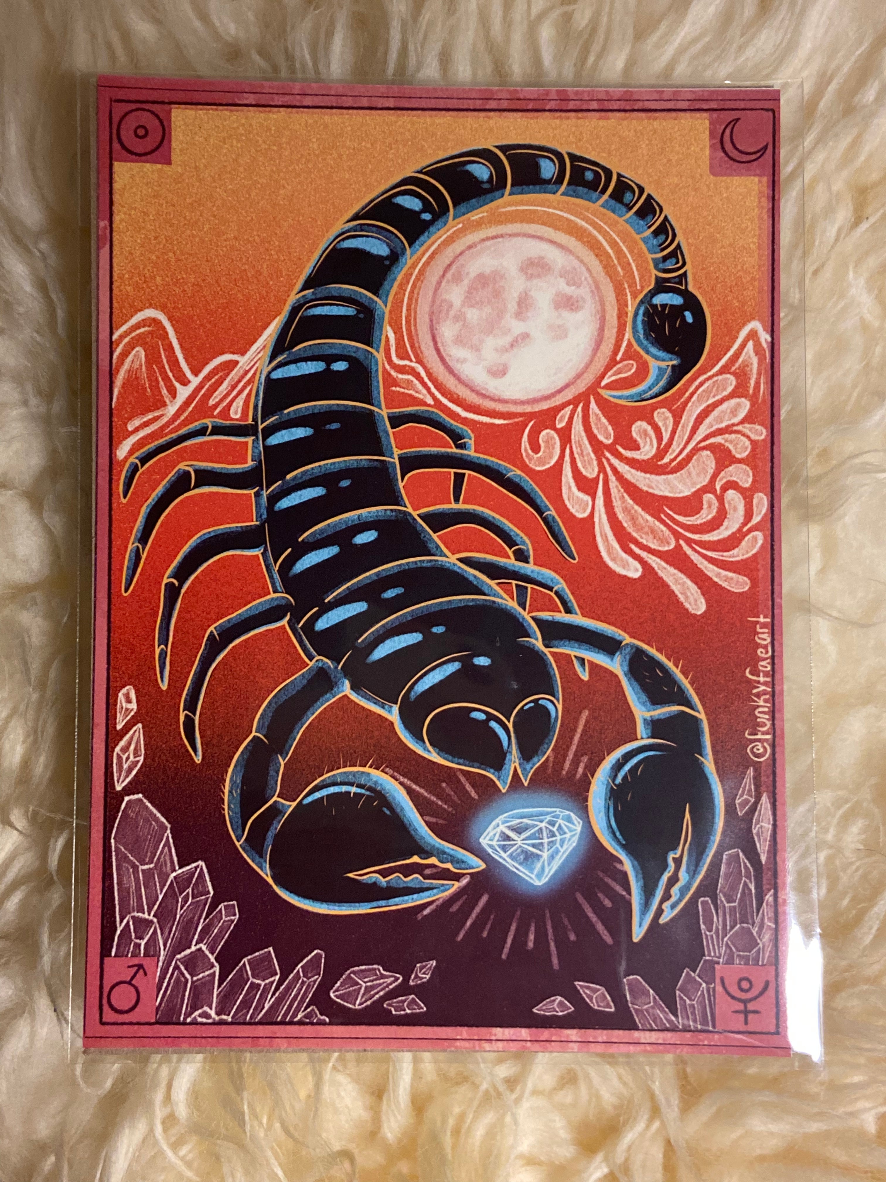 PRINT 5.5x7inch of “Full Moon in Scorpio”