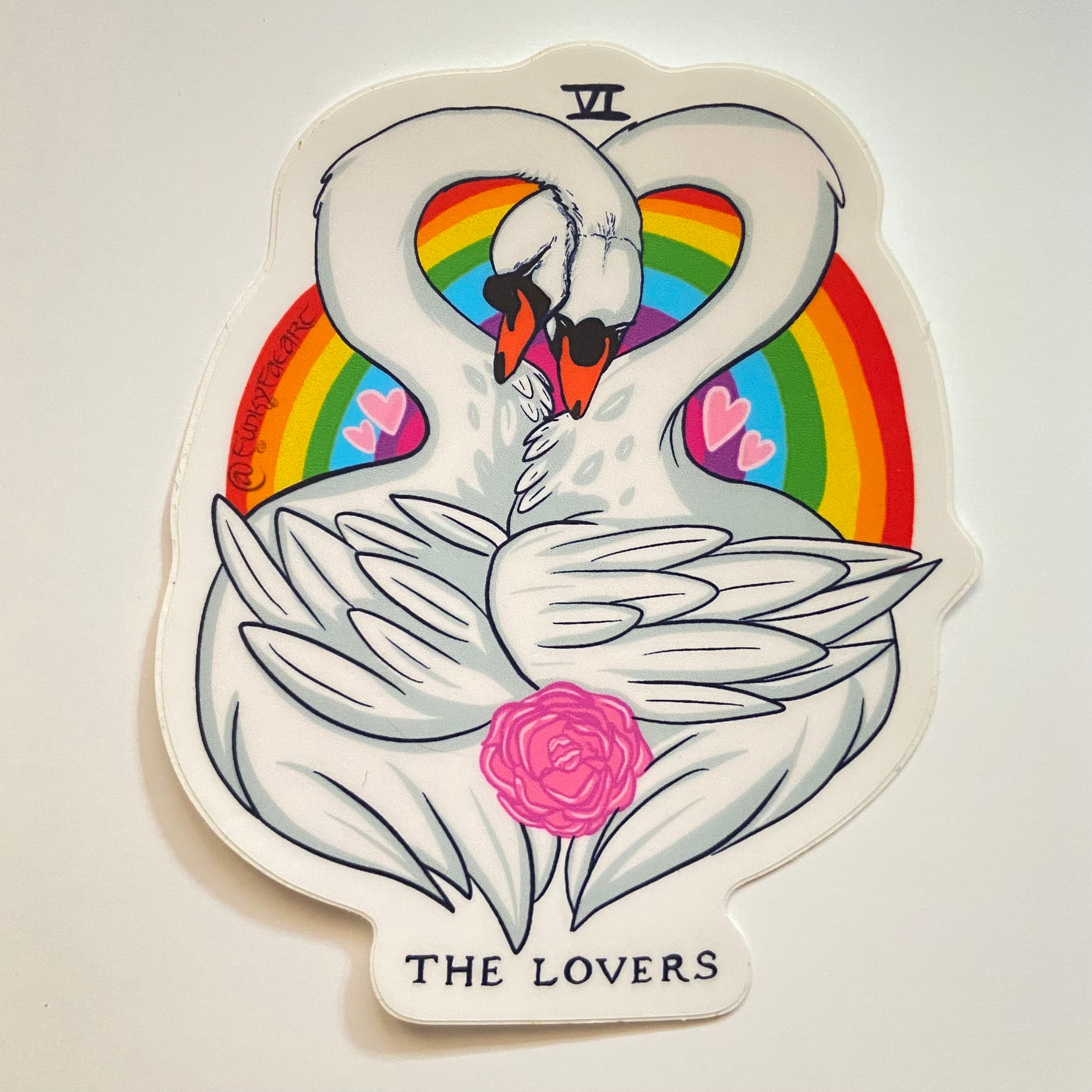 Art Sticker “The Lovers”