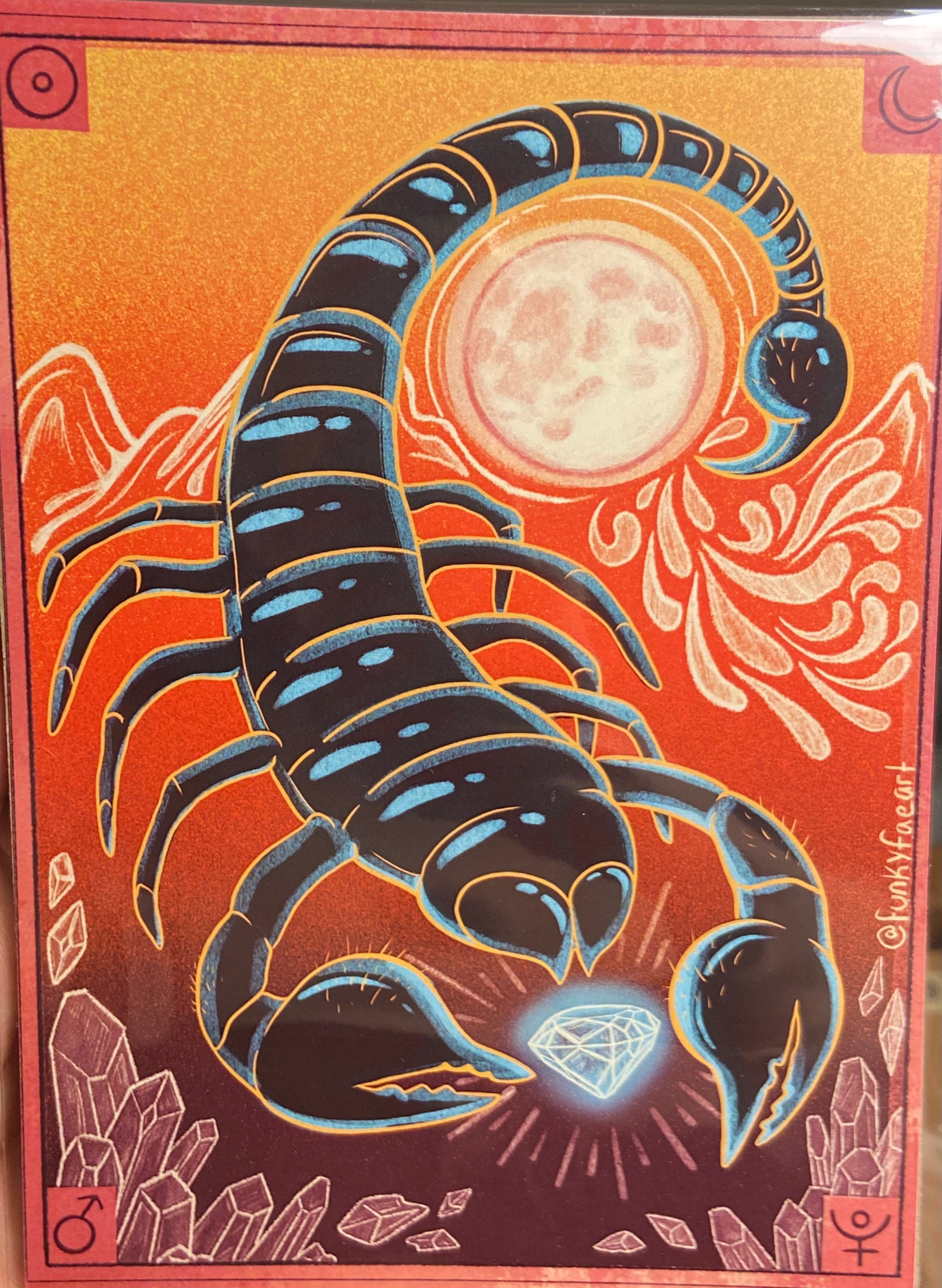 PRINT 5.5x7inch of “Full Moon in Scorpio”