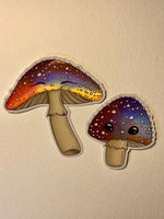 Load image into Gallery viewer, Art Stickers “Amanita Friends”
